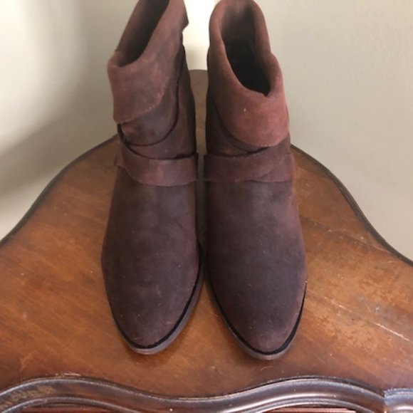 Joie Morning Train Women’s Leather Suede Bootie Indian Tan 39 - Picture 2 of 8